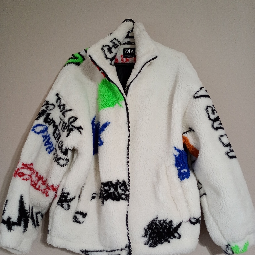 ZARAMAN White Winter Teddy Jacket Outerwear